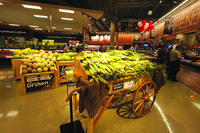 The retailer sources much of its produce from small farms.