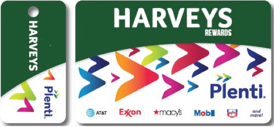 Harveys joins Rite Aid, Macy’s and others in the "coalition" program.